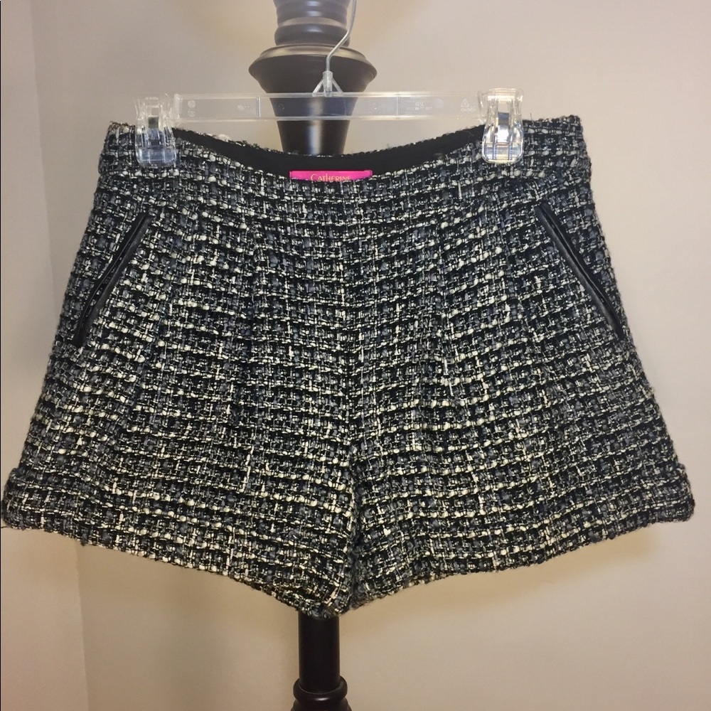 Catherine Malandrino Jamie Tweed Shorts